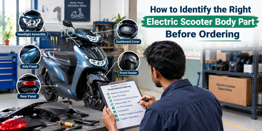 How to Identify the Right Electric Scooter Body Part Before Ordering