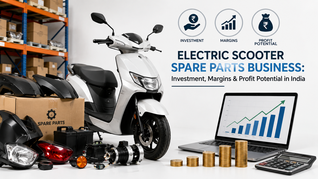 Electric Scooter Spare Parts Business: Investment, Margins & Profit Potential in India