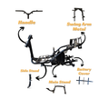Single Light Scooter Chassis (22kg) - Complete Frame Kit