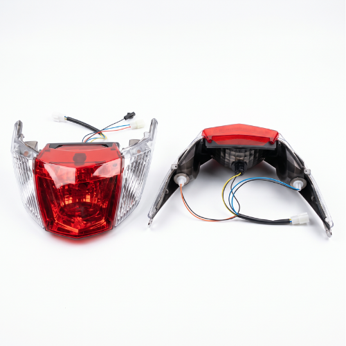 EV Scooter Tail Light Lens Casing (Without Bulb & Holder) - Double Light Model