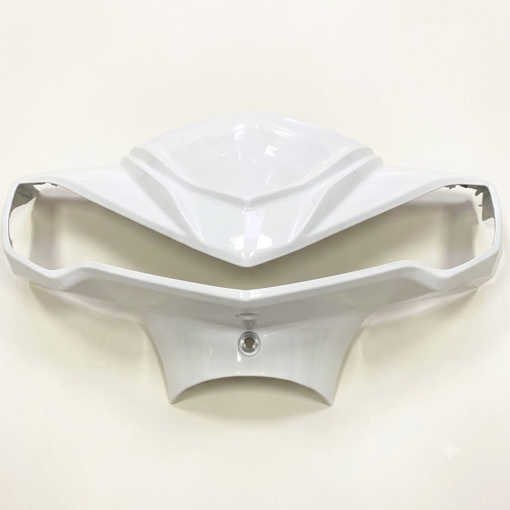 Headlight Cover / Front Visor for Double Light Electric Scooty